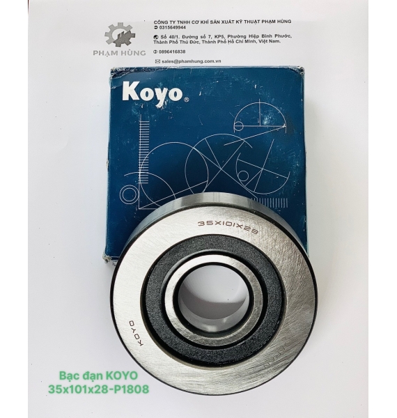 Ball bearing KOYO 35x101x28-P1808 