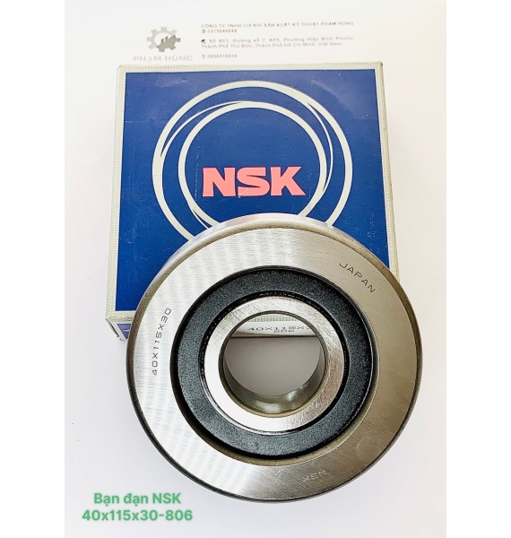 Ball bearing NSK 40x115x30-806
