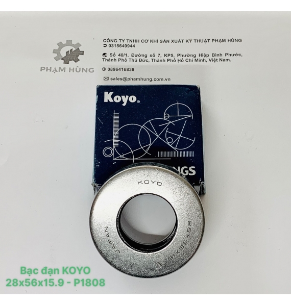 Ball bearing KOYO 28x56x15.9 - P1808