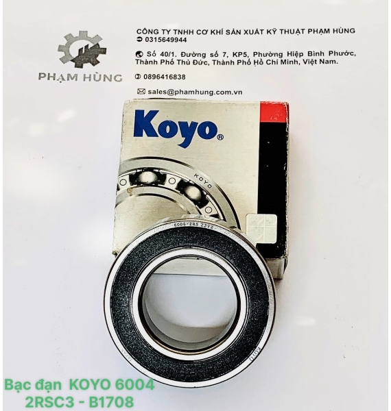 Ball bearing KOYO 6004 2RSC3 - B1708